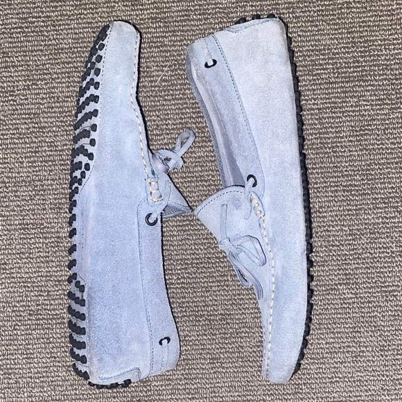 TODS Men’s Suede Loafers - Light Blue - Picture 5 of 12